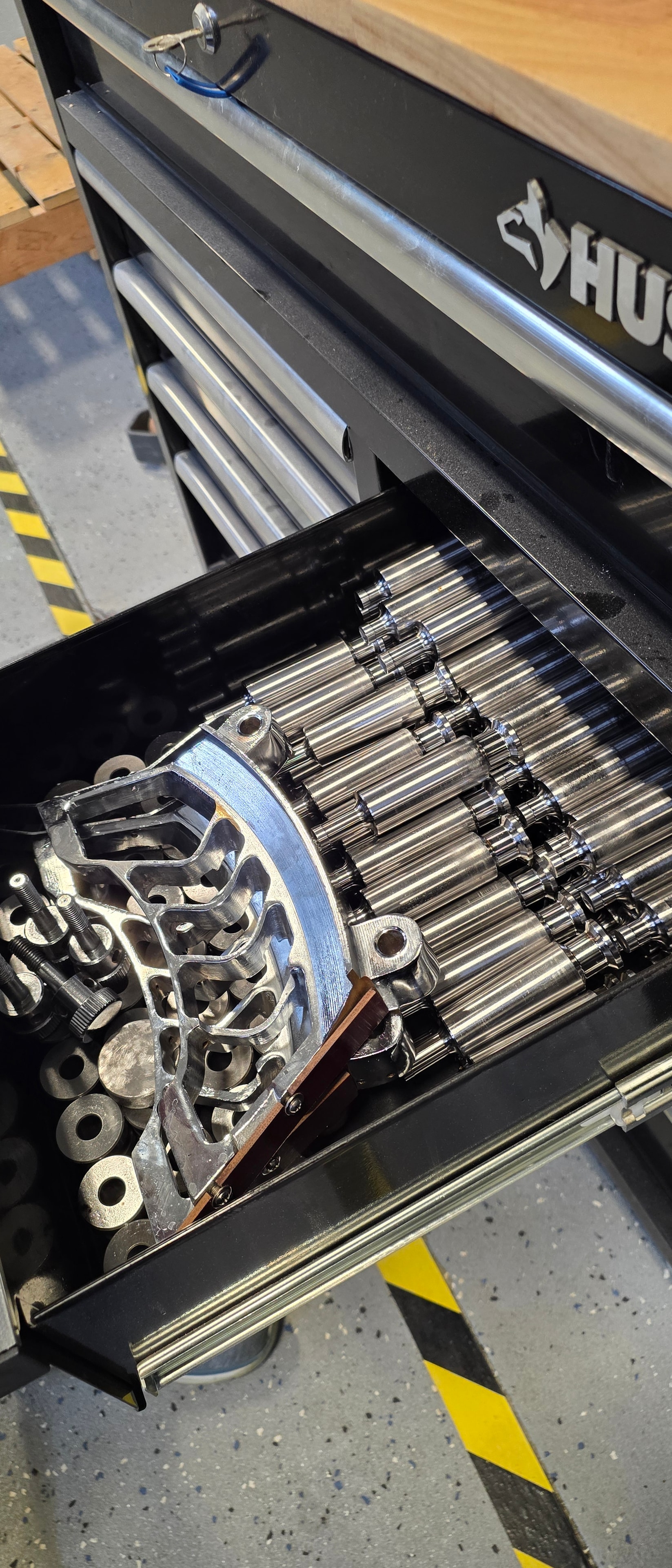Tablet press tooling and punches close-up